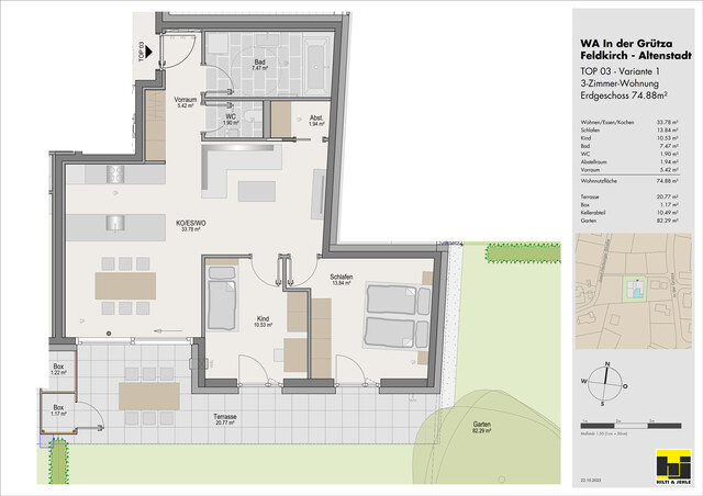 3-Zimmer-Gartenwohnung
