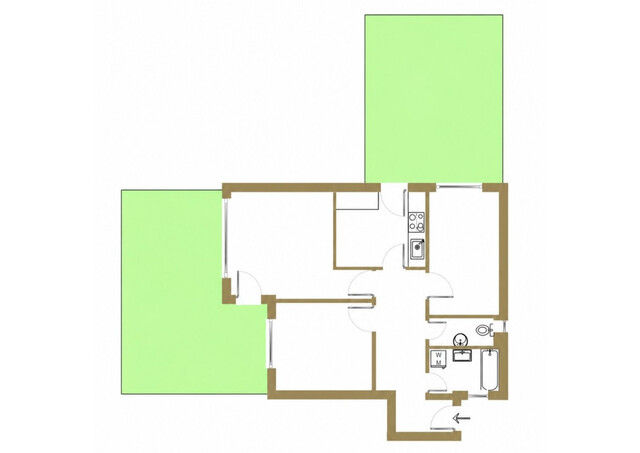 Charmante 3,5-Zimmer Gartenwohnung mit 2 Terrassen und Grünblick