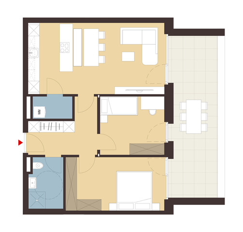 3-Zimmer Terrassenwohnung | A05