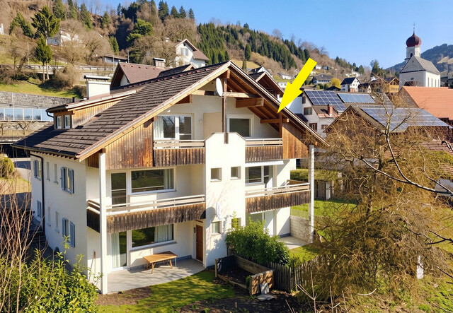 2-Zimmer-Dachgeschoßwohnung mit wunderbarer Fernsicht