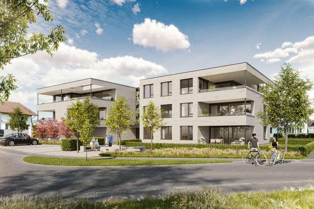 Luxuriöse 2-Zi-Gartenwohnung | Exklusive Ausstattung | Bezugsfertig - Wohnen am Schlössle  Top W01