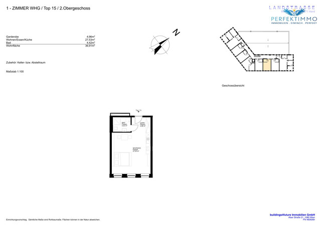 1-Zimmer-Wohnung in erstklassigem Neubau - verfügbar ab September 2026