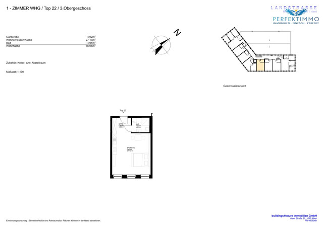 1-Zimmer-Wohnung in erstklassigem Neubau - verfügbar ab September 2026