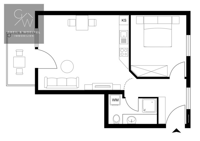 Lässige Starterwohnung - bezugsfertig zu kaufen