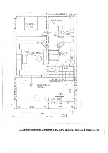 Charmante 2-Zimmer-Gartenwohnung in Bludenz zu vermieten!