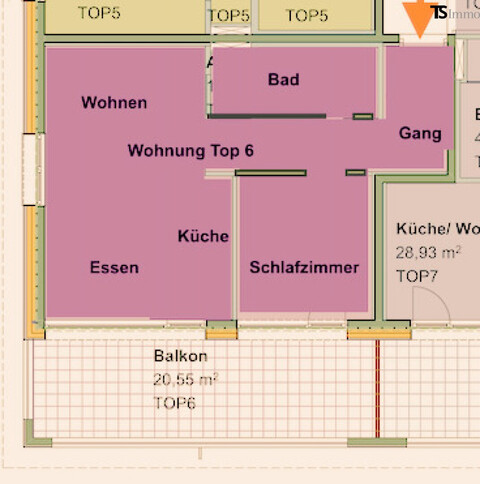 Bürserberg: Neuwertige 2-Zimmer-Terrassenwohnung ca. 59 m2 mit exklusiver Panorama-Terrasse ca. 21 m2