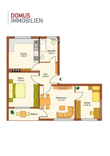 3-Zimmer-Wohnung in Lauterach – zentrale Ruhelage zum Verlieben und Gestalten