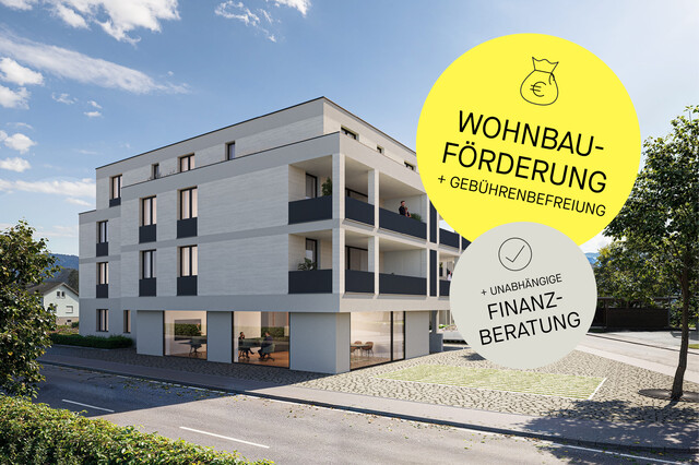 Erstbezug: 3-Zimmer Terrassenwohnung in Koblach