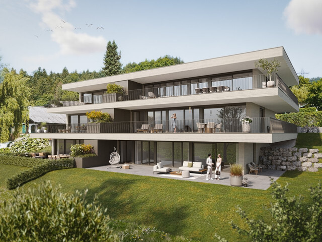 Traumhafte Terrassenwohnung mit Seesicht in Lochau, Top W03