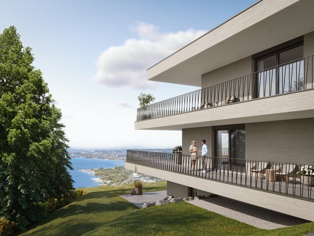 Traumhafte Terrassenwohnung mit Seesicht in Lochau, Top W03