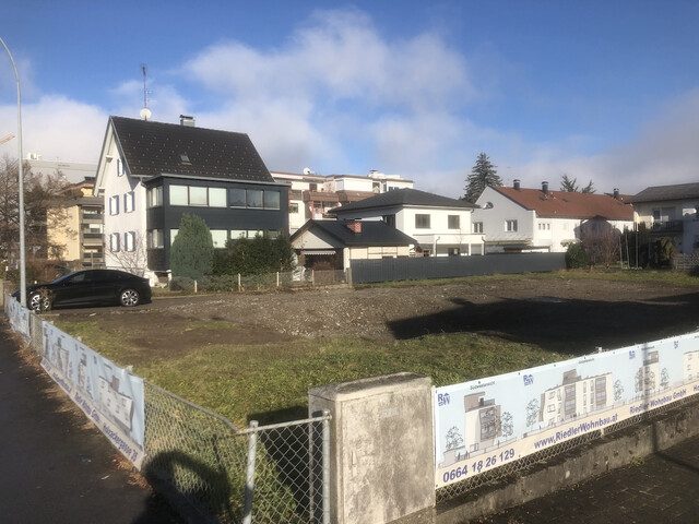 Baugrundstück mit genehmigtem Wohnbauprojekt in Bregenz – Holzackergasse 35