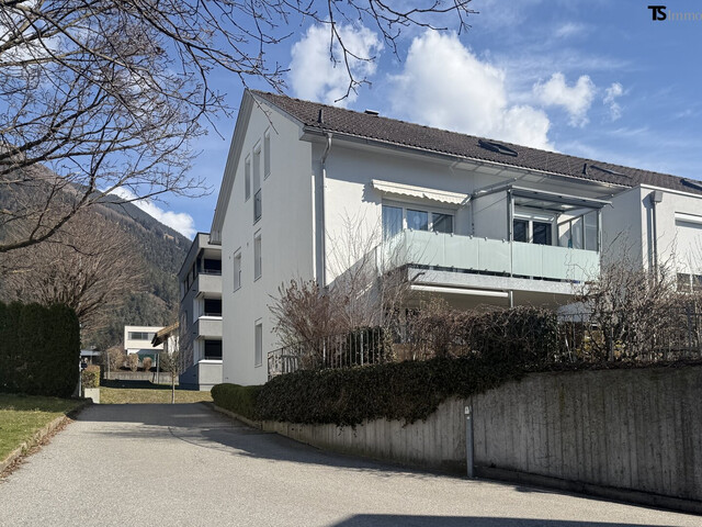 Bludenz: 2-Zimmer-Maisonette-Wohnung ca. 57 m² mit überdachtem Balkon – großzügiges Wohnen auf zwei Ebenen