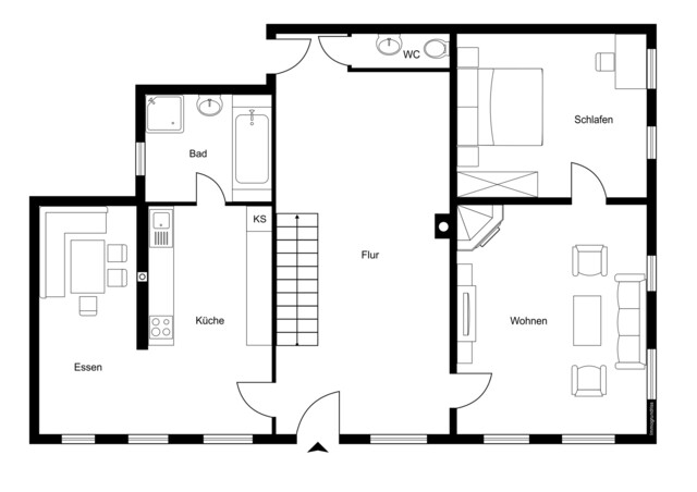 Extra große Wohnung mit tollem Garten und Pool zur Miete in Langen bei Bregenz