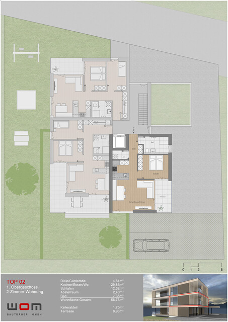 Wohnen am Bodensee - TOP 02 - 2 Zimmer Wohnung