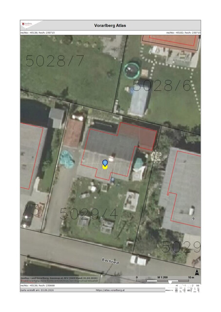 Gelegenheit in Dornbirn: Grundstück mit Gartenhaus in ruhiger Lage