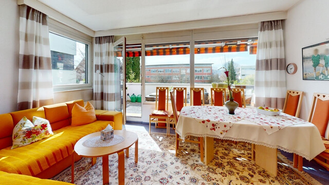 Schöne Familienwohnung mit herrlicher Terrasse