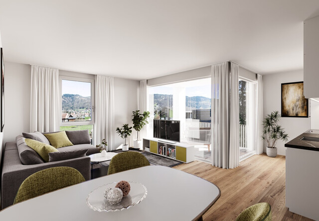 Neubau: Exklusives Wohnen am Bodensee – 4-Zimmer Wohnung mit Terrasse Top 8