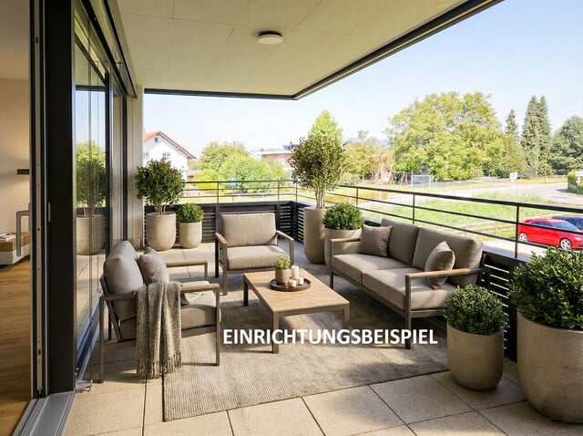 Exklusive Neubauwohnung: 3 Zimmer, hochwertige Ausstattung & große Süd-Ost-Terrasse