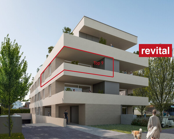 1A-Lage von Lustenau - Ruhige und Zentrale Terrassenwohnung - Top 9 - Jetzt Nebenkosten sparen