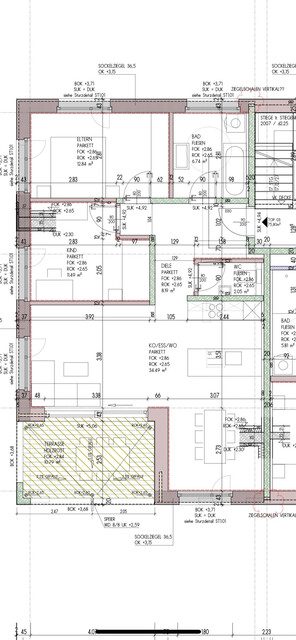 Geräumige 3 Zimmerwohnung mit Terrasse, Abstellraum, Keller und Fahrradabstellraum in zentraler Lage