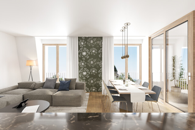 3- oder 4-Zimmer-Wohnung mit einem phantastischen Ausblick im 3.OG