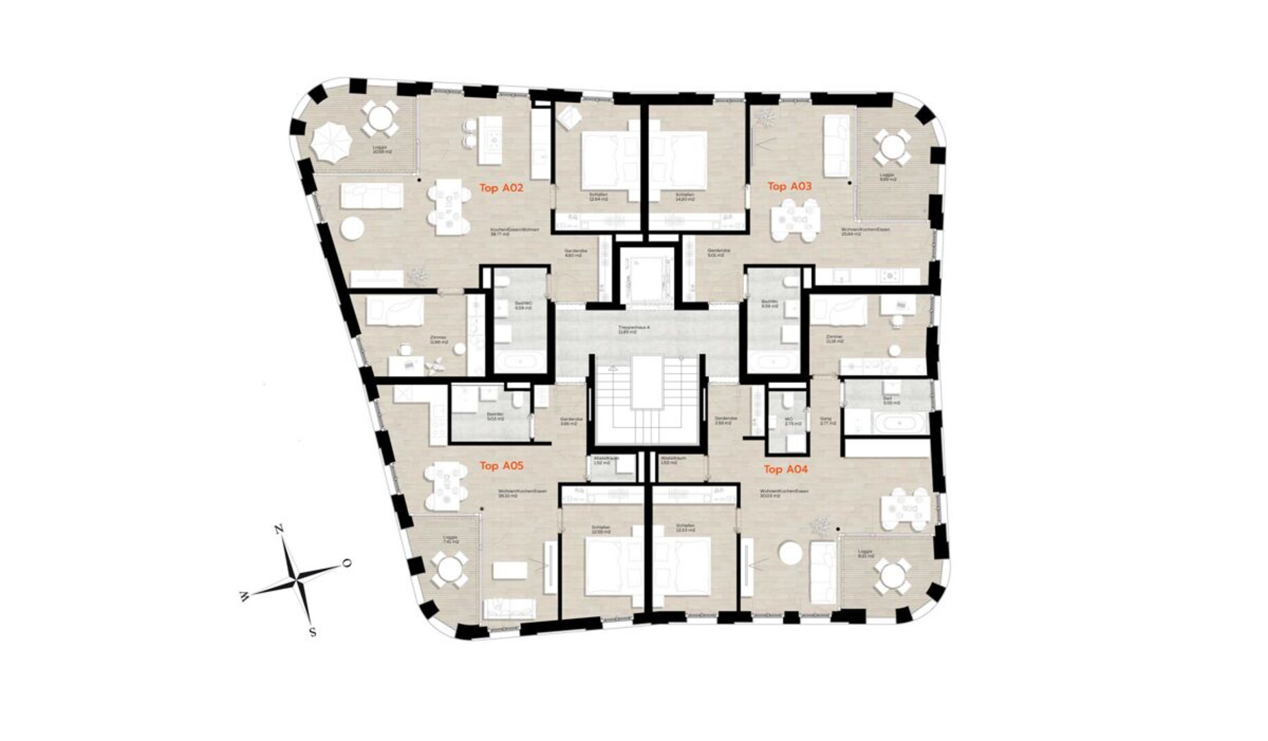 2-Zimmer-Neubauwohnung mit Garten