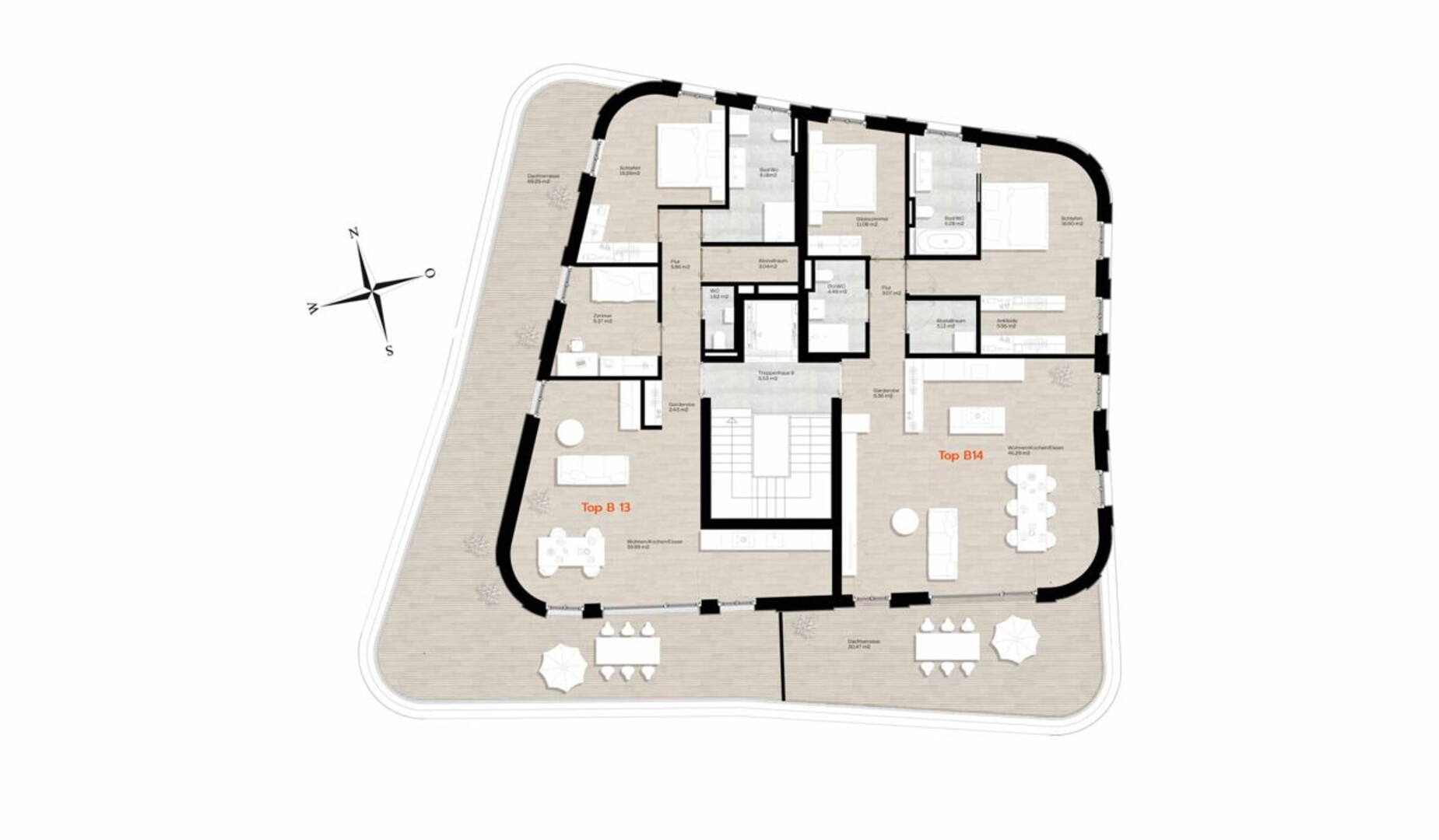 2-Zimmer-Neubauwohnung mit Garten