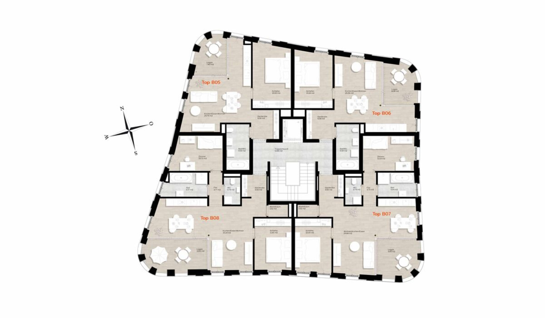 2-Zimmer-Neubauwohnung mit Garten