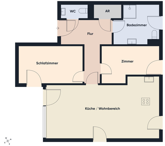 Einziehen & Wohlfühlen – moderne 3-Zimmer-Gartenwohnung