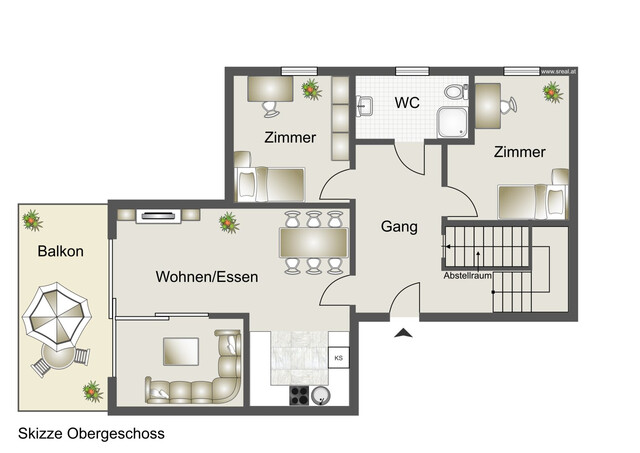 Kleine Wohnanlage, großes Wohngefühl - ca. 112 m² auf zwei Ebenen!                                                             ca. EUR 148.000,00 Wohnbauförderung!