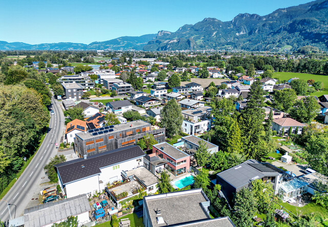 Modernes Einfamilienhaus mitten im Rheintal