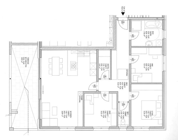 SONNIGE 4-ZIMMER WOHNUNG MIT GROSSER TERRASSE