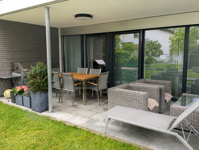 Hochwertige 3-Zimmer-Gartenwohnung in Hard – teilmöbliert