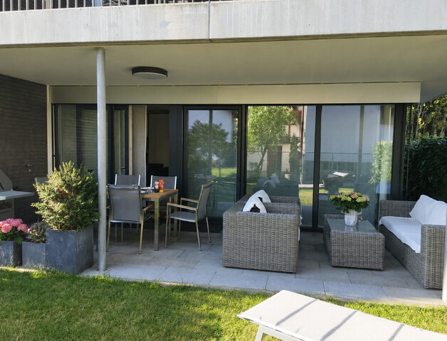 Hochwertige 3-Zimmer-Gartenwohnung in Hard – teilmöbliert
