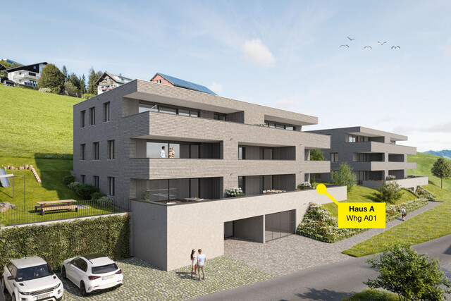 3-Zimmer Terrassenwohnung | A01
