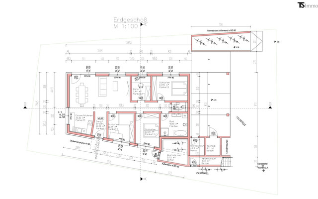 Lustenau: 5 Zimmer Garten-Wohnung ca. 114 m2 Wohnfläche, Gartenfläche ca. 140 m2 in Kleinwohnanlage
