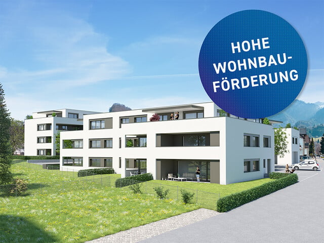 4-Zimmer-Wohnung mit Terrasse und Garten