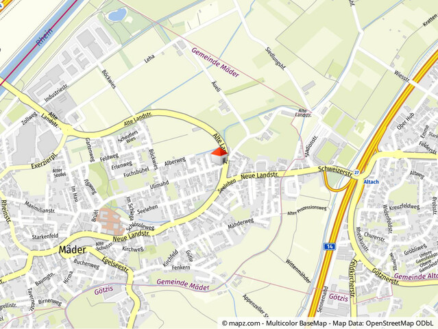 Tolle 3-Zimmer Gartenwohnung in Mäder