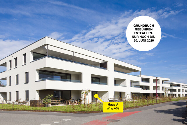 Lichtdurchflutete 2-Zimmer-Gartenwohnung I Whg A02