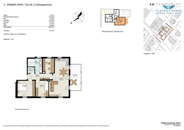 Traumhafte Wohnung in Lochau – Balkon, Erdwärme und mehr!