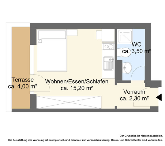 Gemütliche 1 Zimmerwohnung 