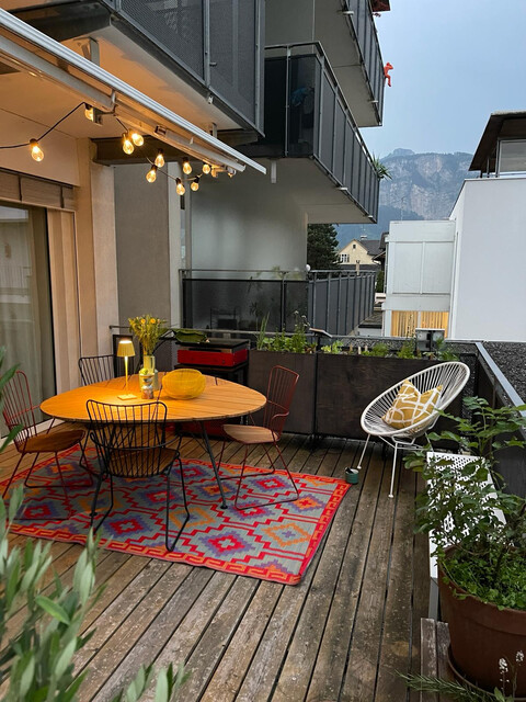 Erstbezug nach hochwertiger Sanierung – exklusive 2,5-Zimmer-Stadtwohnung mit 30 m² Sonnenterrasse in Dornbirn