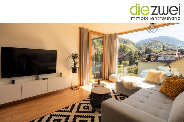 Wohlfühlcharakter im Dachgeschoß: 3 ZiWo mit freiem Blick ins Grüne von Feldkirch
