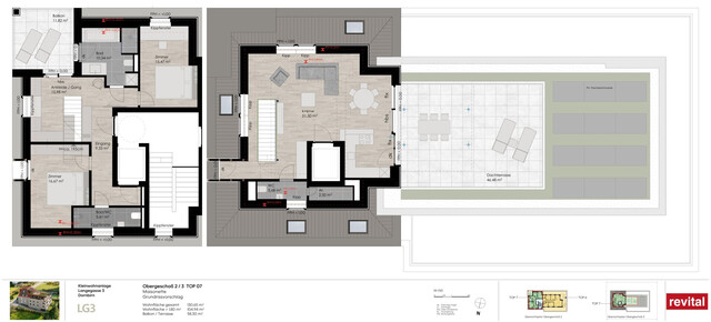 Penthouse - Wohnen über den Dächern Dornbirns mit 360° Ausblick - Baustart erfolgt