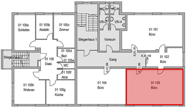 Mäder - Bürofläche mit ca. 39 m²