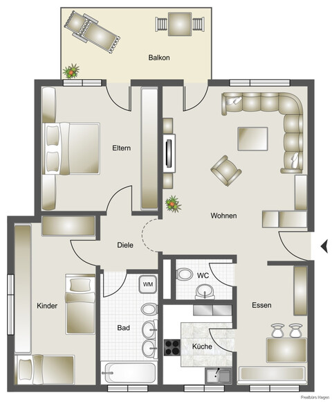 ERSTZBEZUG nach Sanierung - 3,5 Zimmerwohnung in Lustenau zu vermieten!