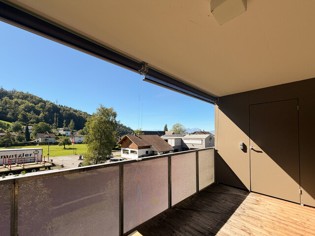 Moderne 2-Zimmer-Wohnung mit überdachter Terrasse in Schwarzach