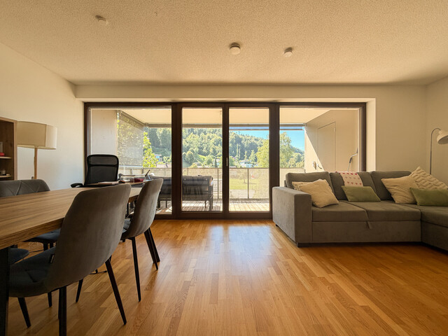 Moderne 2-Zimmer-Wohnung mit überdachter Terrasse in Schwarzach