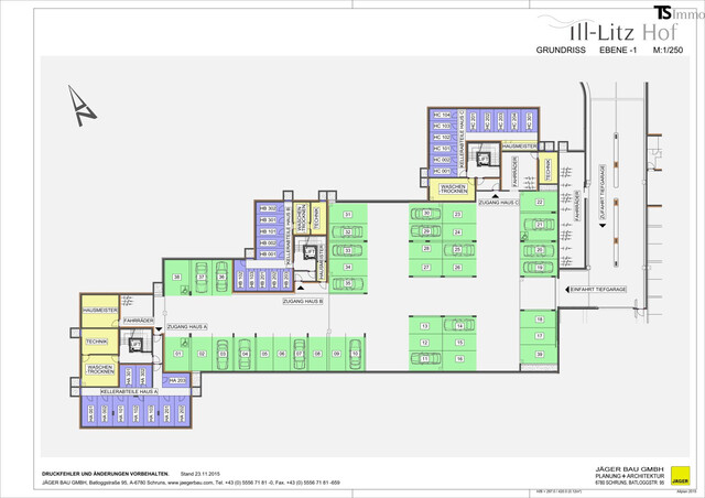 Schruns: Moderne 2-Zimmer-Terrassen-Wohnung ca. 59 m2 in zentrumsnaher Lage - Terrasse ca. 10 m2