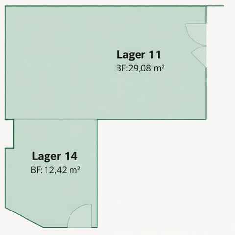 Lagerfläche in Nenzing – 12,5 bis 42 m², provisionsfrei